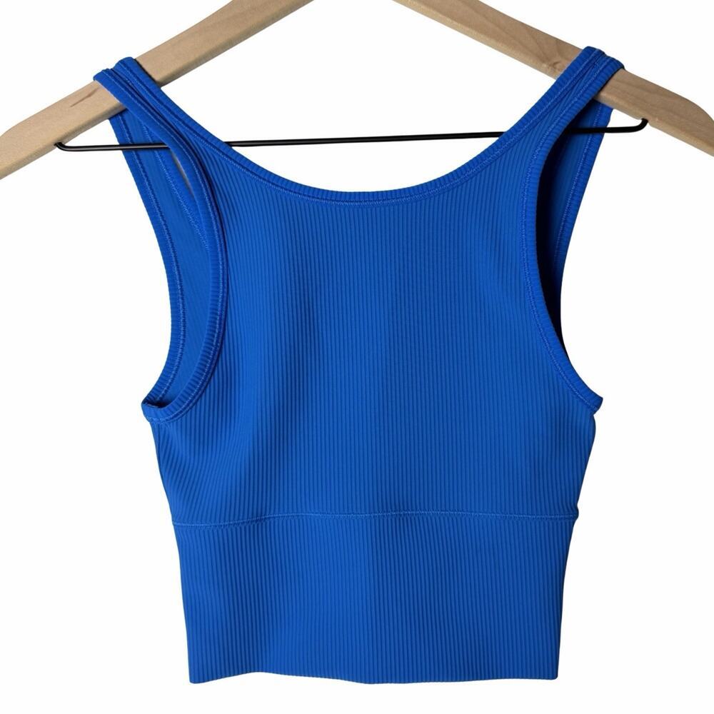 Lululemon Power Pivot Tank Ribbed Poolside PLSI Women's size 2